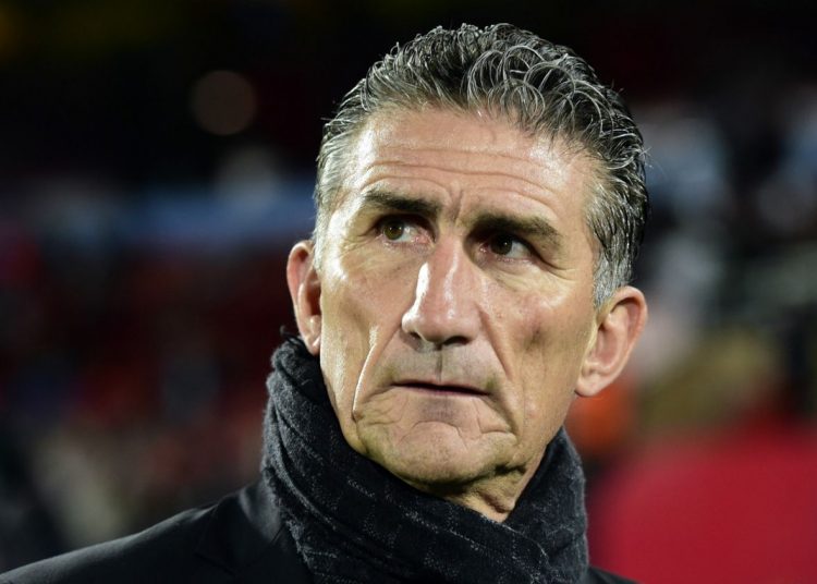 Bauza quando treinava o San Lorenzo