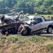 Veículos ficaram destruídos na batida (Foto: Portal Itaberaí)