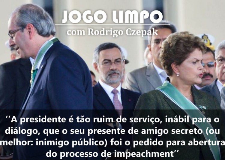 Presidente e deputado vivem uma relação conturbada há tempos (Foto: EBC)
