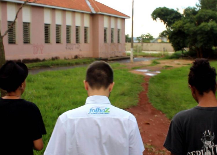 Estudantes secundaristas na ocupação do Instituto Estadual de Goiás