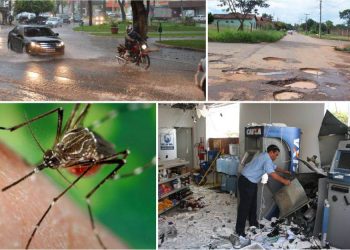 Infraestrutura, Saneamento e Segurança são preocupações do goiano (Foto: Montagem)