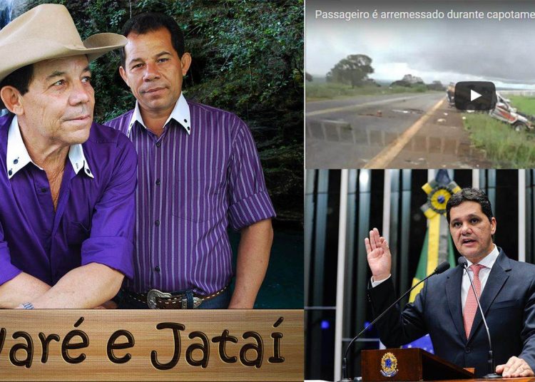 Dupla Jataí e Avaré, acidente na BR-158 e senador dissidente do PMDB (Foto: Montagem)