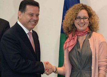 Governador Marconi Perillo e Secretária da Fazenda Ana Carla Abrão (Fotos: Wagnas Cabral)