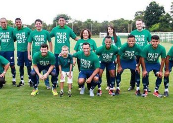 Goiás apresentou reforços na quinta-feira, 14 (Foto: Goiás EC)