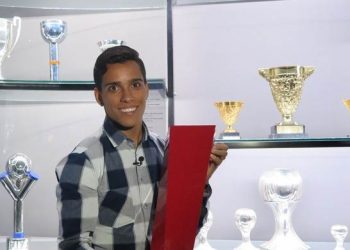 Na ocasião, o atleta goiano foi a sede da CBF, no Rio de Janeiro, e tirou fotos e deu autógrafos por onde passou