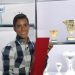 Na ocasião, o atleta goiano foi a sede da CBF, no Rio de Janeiro, e tirou fotos e deu autógrafos por onde passou
