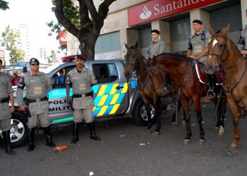 Cavalaria da PM-GO (Foto: Ângela Scalon/Ilustrativa)