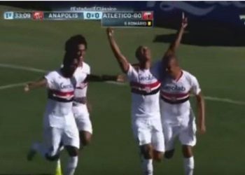 O gol do Galo foi marcado pelo atacante Marcelinho, de cabeça, aos 11 minutos do primeiro tempo / Foto: reprodução