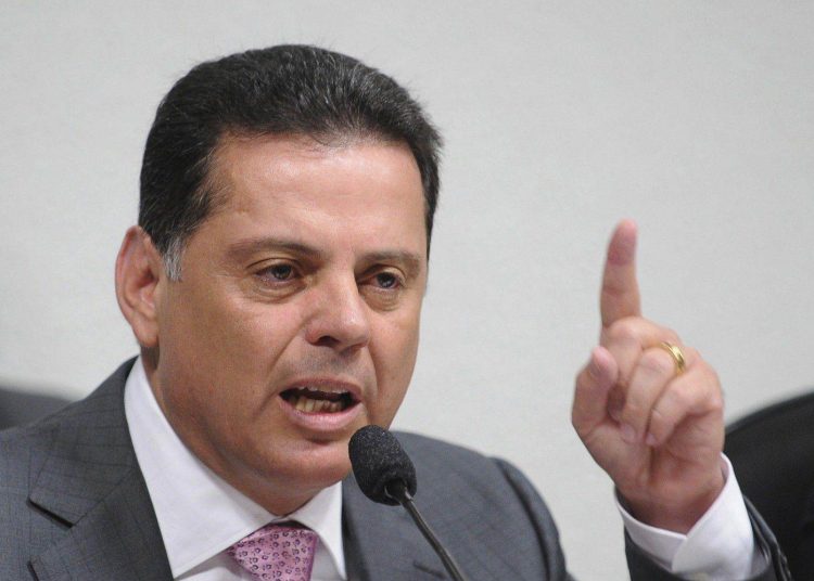 12-06-2012 - Brasília - Brasil - O governador de Goiás, Marconi Perillo (PSDB), presta depoimento à Comissão Parlamentar Mista de Inquérito (CPMI) do Cachoeira. Foto: Wilson Dias/ABr