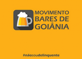 Movimento de resistência ao fechamento de bares durante a madrugada em Goiânia (Foto: Divulgação)