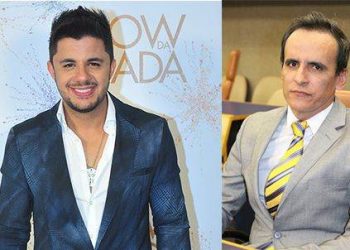 Cantor Cristiano Araújo e vereador Zander Fábio (Foto: Reprodução)