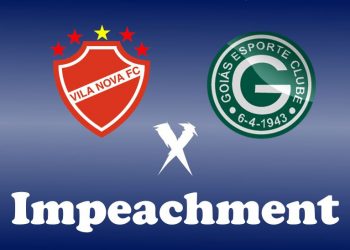 Vila e Goiás nas semifinais foi remarcado pela votaçao do impeachment (Foto: Montagem)