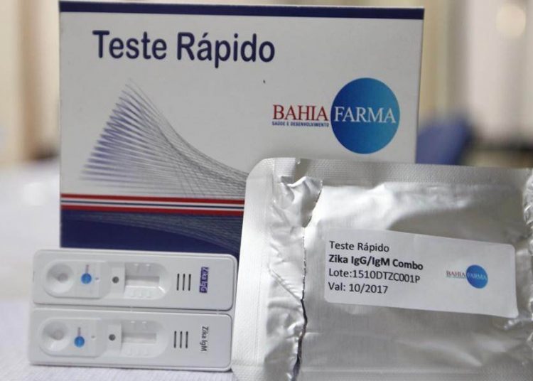 A detecção para saber ser a pessoa está com zika ou não deve levar até 20 minutos. | Foto: Reprodução