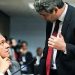 Senadores Ronaldo Caiado (DEM) e  Lindberg Farias (PT)
