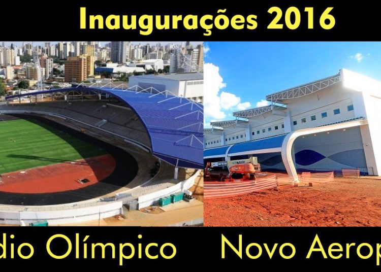 Inauguração de obras em Goiânia (Foto: Divulgação)