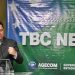 Governador Marconi Perillo apresentava em fevereiro de 2011 o projeto da TBC News (Foto: Divulgação)