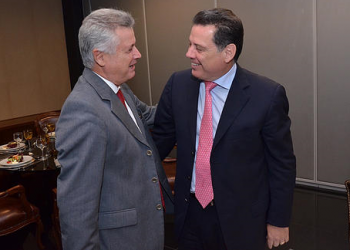 Governador do DF Rodrigo Rollemberg (PSB) e governador de Goiás Marconi Perillo (PSDB)
