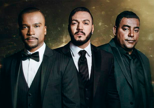 Gigantes do Samba 2: Belo, Alexandre Pires e Luiz Carlos, do Raça Negra dividem palco do Cel da OAB (Foto: Divulgação)