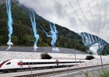 Túnel de Base Gothard, Suíça (Foto: Reprodução)