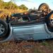 Acidente em viaduto na BR-153 deixou empresário morto (Foto: Divulgação/PRF)