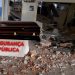 Caixa eletrônico foi detonado na manhã dessa segunda-feira (12) no cemitério Jardim das Palmeiras, em Goiânia (Foto: Reprodução)