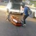 o funcionário desceu do carro, pediu ajuda a um motoqueiro a fim de colocar o objeto no veículo e seguiu viagem. - See more at: https://admin.folhaz.com.br/noticias/caixao-com-corpo-cai-do-carro-funerario/#sthash.ytRvPJRC.dpuf(Foto: Divulgação Internet)