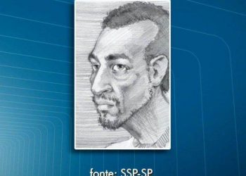 O retrato falado do maníaco que ataca mulheres com seringas foi divulgado hoje (26) | Foto: Reprodução / TV Globo