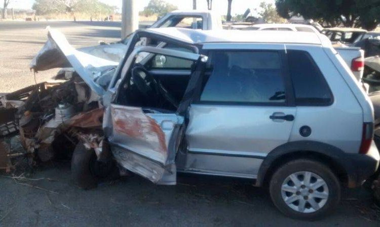 Homem estava sem cinto no momento do acidente |Foto: Reprodução / PRF