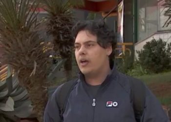 Estudante levou soco no meio da aula (Foto: Reprodução/TV Anhanguera)