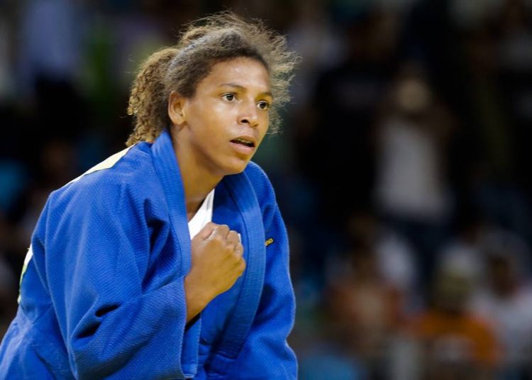 Rafaela Silva foi o primeiro ouro do Brasil no Rio 2016 (Foto: Reprodução)