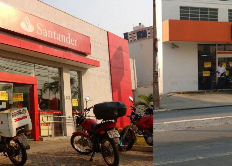 Bancos privados desrespeitam paralisação (Foto: Folha Z)