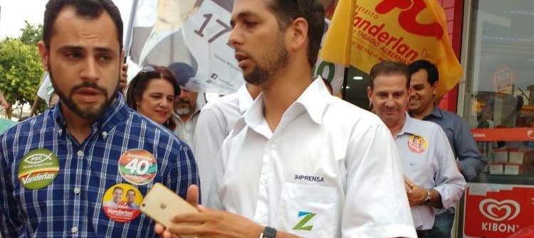 Simeyzon Silveira (PSC) fala ao repórter Guilherme Coelho sobre Eleições 2016 (Foto: Folha Z)