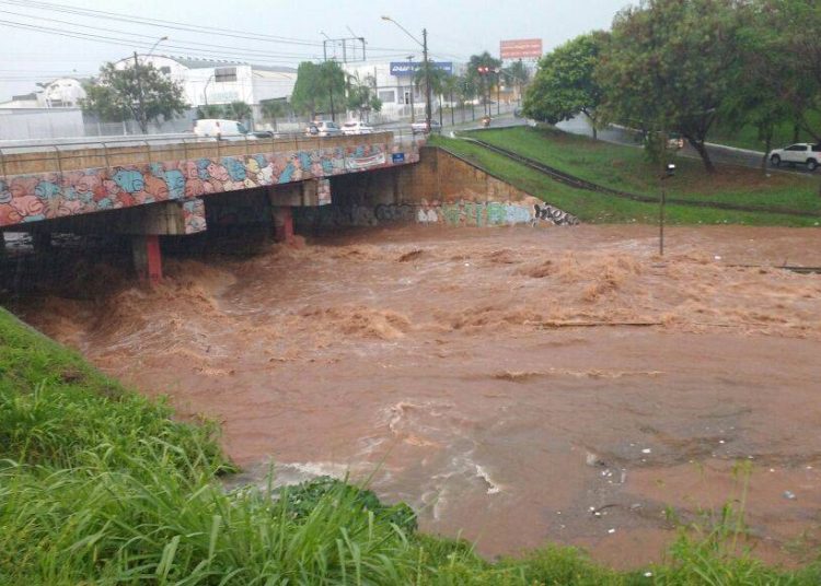 Marginal Botafogo foi palco de cenas impressionantes | Foto: Leitor FZ