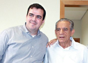 Prefeitos eleitos de Aparecida e Goiânia, Gustavo Mendanha e Iris Rezende, ambos do PMDB | Foto: Divulgação