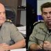 Comandante-geral da Polícia Militar de Goiás, coronel Divino Alves, e comandante de Policiamento da Capital, tenente-coronel Ricardo Rocha, Batista assinam nota de repúdio | Foto: Reprodução
