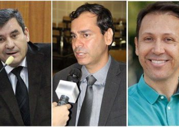 Clécio já foi presidente. Weligton e Andrey também brigam pelo cargo | Fotomontagem: divulgação