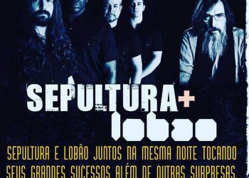Sepultura e Lobão apresentam em Goiânia e cantam seus grandes sucessos| Foto: Divulgação
