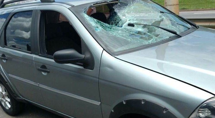 Trabalhador da Ceasa é atropelado ao tentar atravessar a BR-153| Foto: Reprodução/PRF