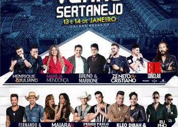 Verão Sertanejo promete agitar Caldas Novas no mês de janeiro| Foto: Reprodução