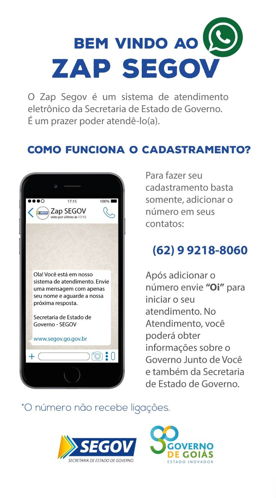 Zap Segov é fácil de usar | Foto: Divulgação