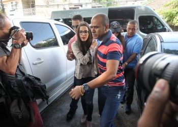 Emilly Araújo depõe à polícia sobre caso de agressão | Foto: Marcello Sá Barreto/Ag. News