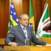 Prefeito Iris Rezende (PMDB) em prestação de contas da sua gestão à Câmara Municipal | Foto: Reprodução/Assessoria