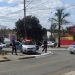 Durante a evasão, o casal colidiu com diversos veículos ao longo da avenida e também disparou contra os policiais | Foto: Divulgação/PM