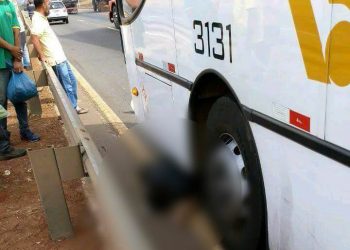 Acidente foi próximo à Ceasa, em Goiânia | Foto: Leitor/WhatsApp