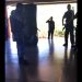 Seguranças se recusaram a atender à ordem dos guardas e o impasse seguiu por vários minutos | Foto: Reprodução