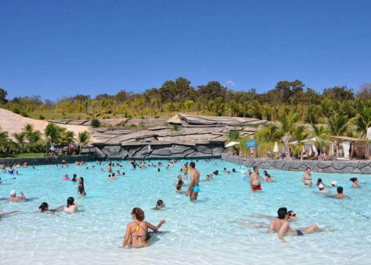 Praia do Cerrado do Hot Park | Foto: Divulgação