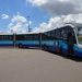 Três ônibus do Eixo Anhanguera foram apedrejados em Goiânia nesta sexta-feira | Foto: Reprodução