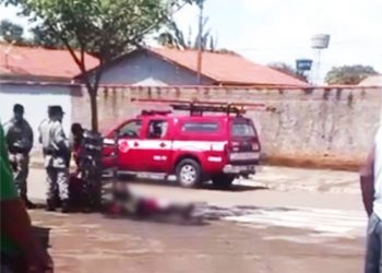 Homicídio e tentativa no Jardim Guanabara 3, em Goiânia | Foto: Leitor/ WhatsApp