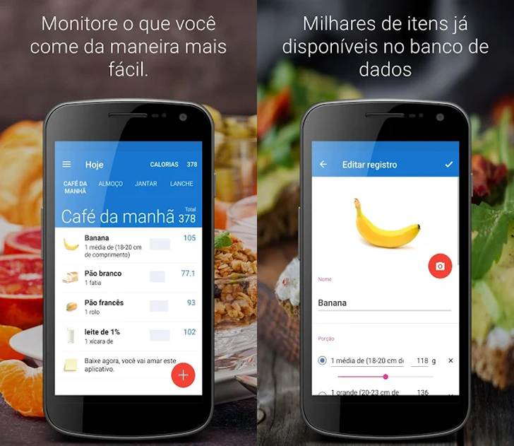 Aplicativo Food Diary auxilia no controle da dieta | Foto: Divulgação