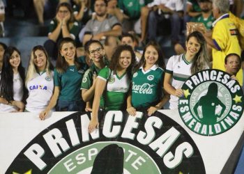 Em solidariedade a musa, mulheres não pagarão para ver Goiás e Coritiba | Foto: Reprodução/ Facebook GEC
